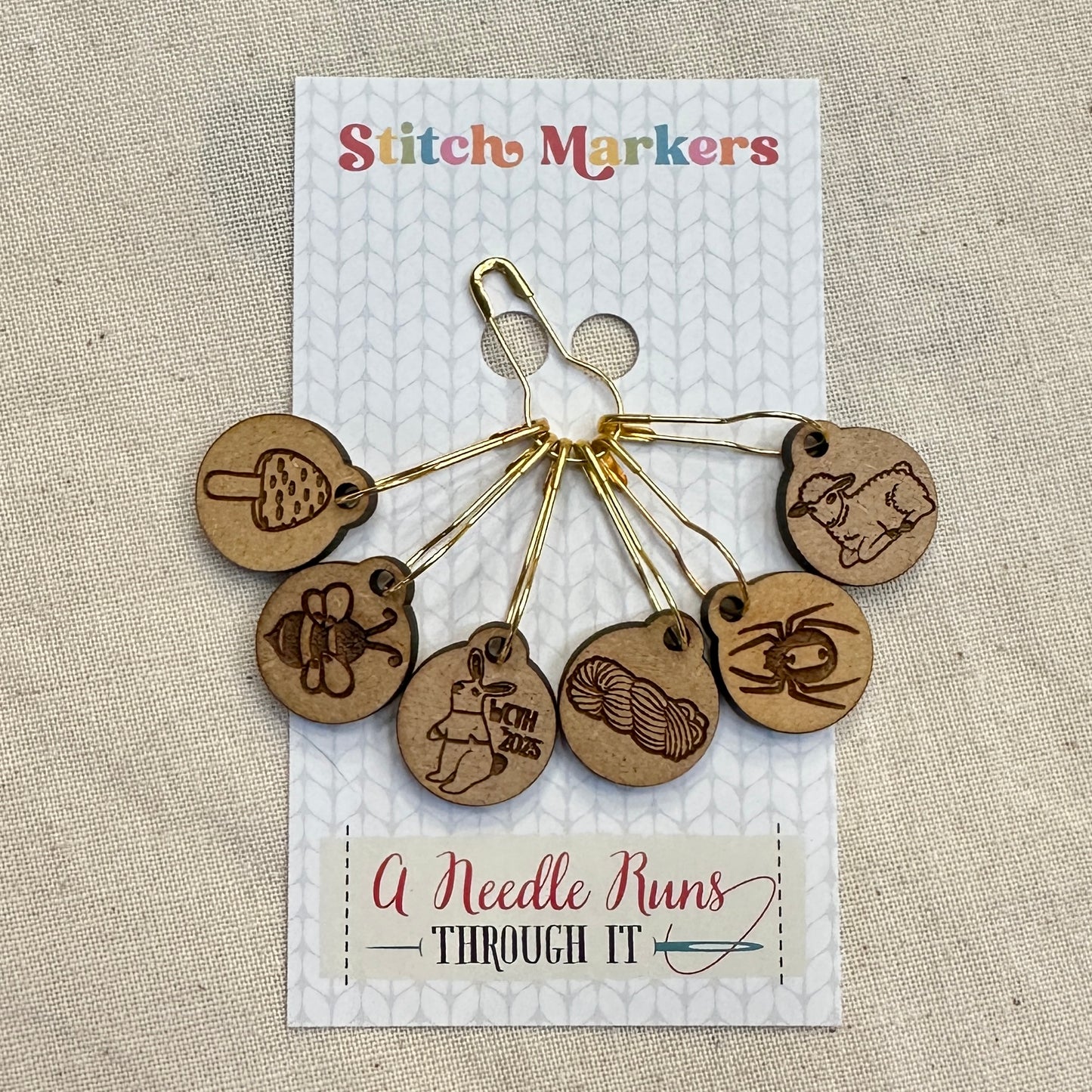 2025 Yarn Hop Stitch Marker Set