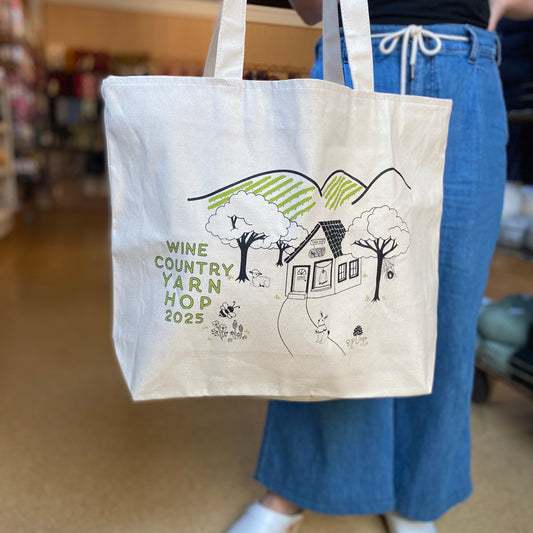 2025 Yarn Hop Tote Bag