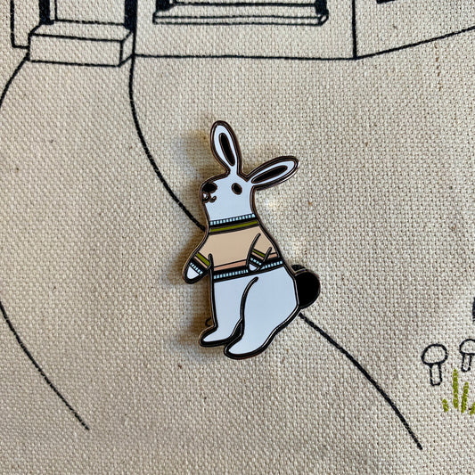 2025 Yarn Hop Bunny Pin