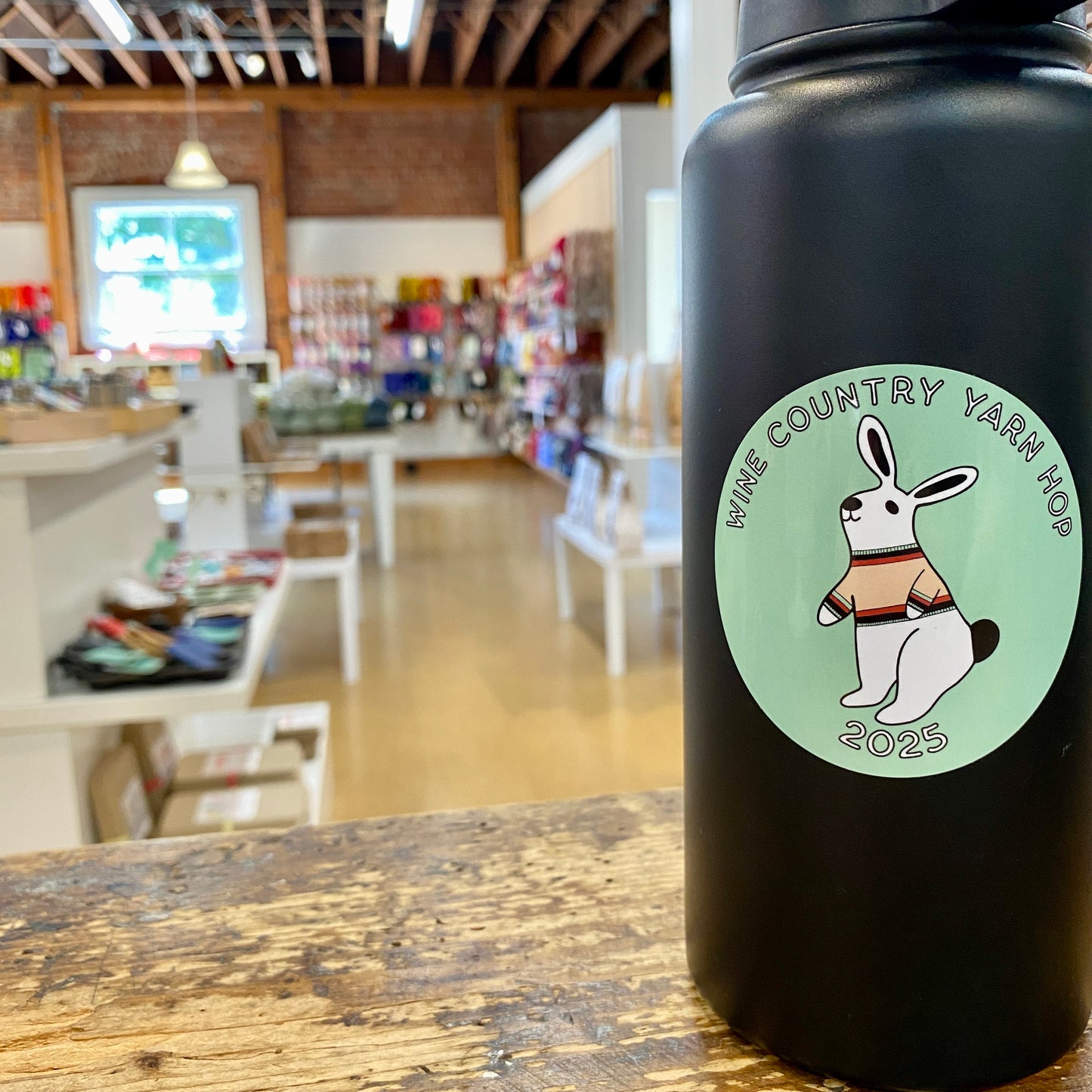 2025 Yarn Hop Sticker