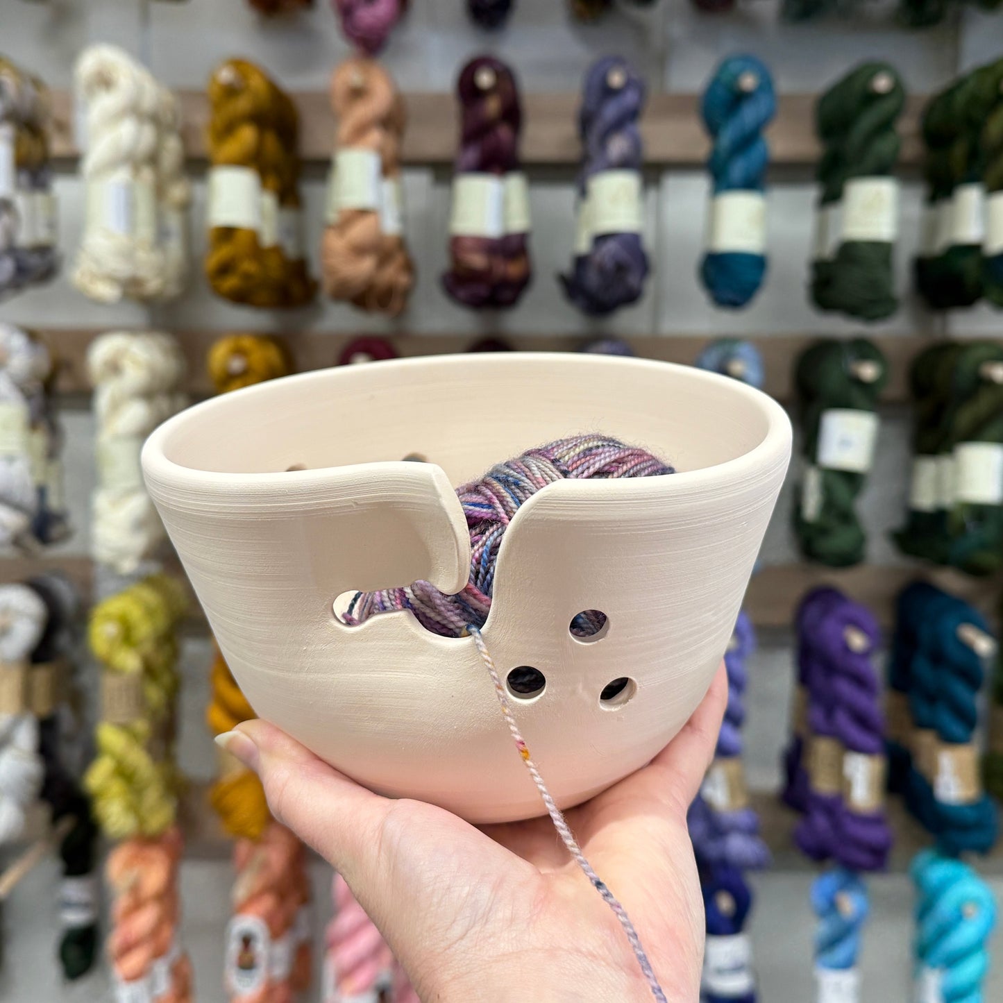 2026 Fiber Circle Wild Pottery Yarn Bowls + Paint Your Own!