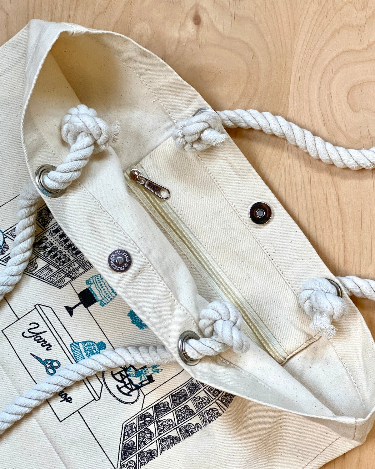 2026 Yarn Hop Tote Bag