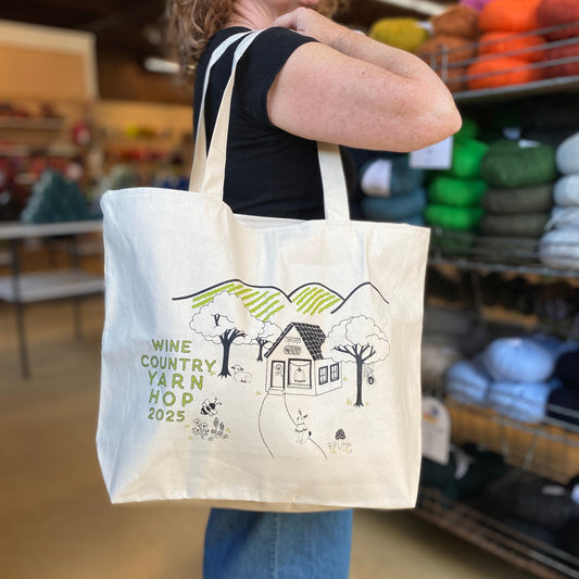 2025 Yarn Hop Tote Bag