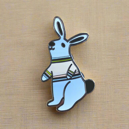 2025 Yarn Hop Bunny Pin