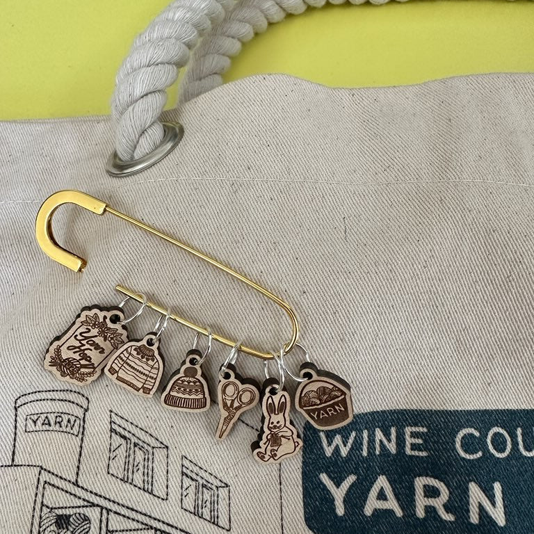 2026 Yarn Hop Charm + Pin