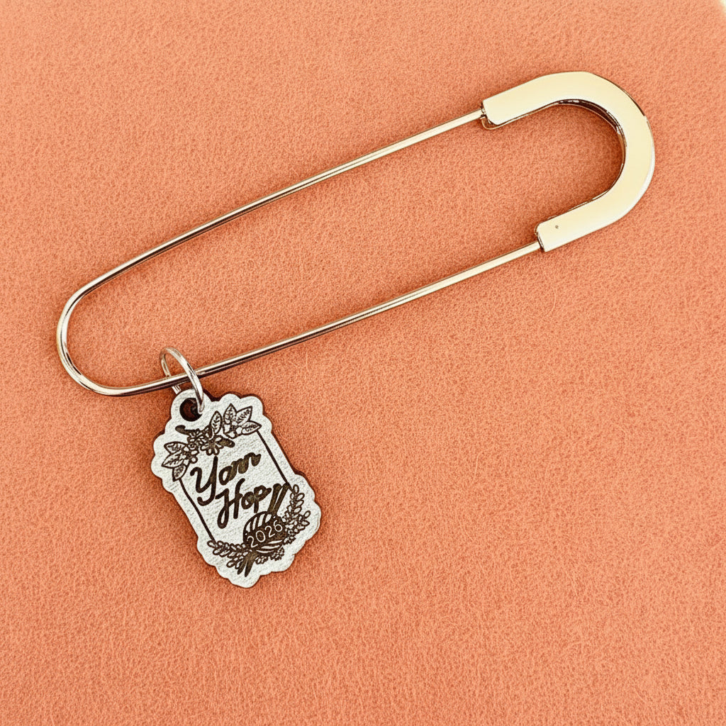 2026 Yarn Hop Charm + Pin