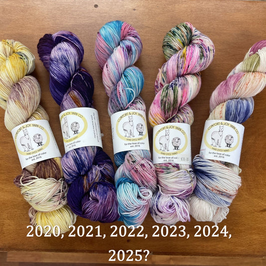 Purls of Joy's Yarn Hop Custom Colorway